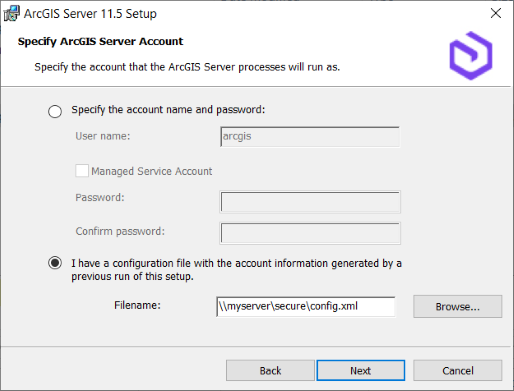 Import a server configuration file. Import a server configuration file.